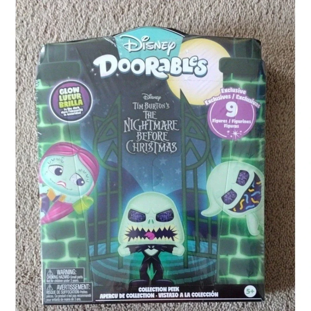 Disney Doorables‎ Nightmare Before Christmas Collection Peek Glow In The Dark